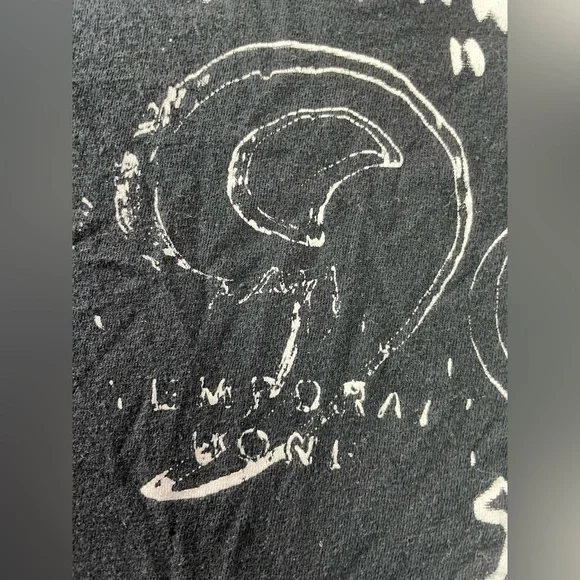 999 Black Skull Crew T Shirt Size Large Short Used - Picture 7 of 12